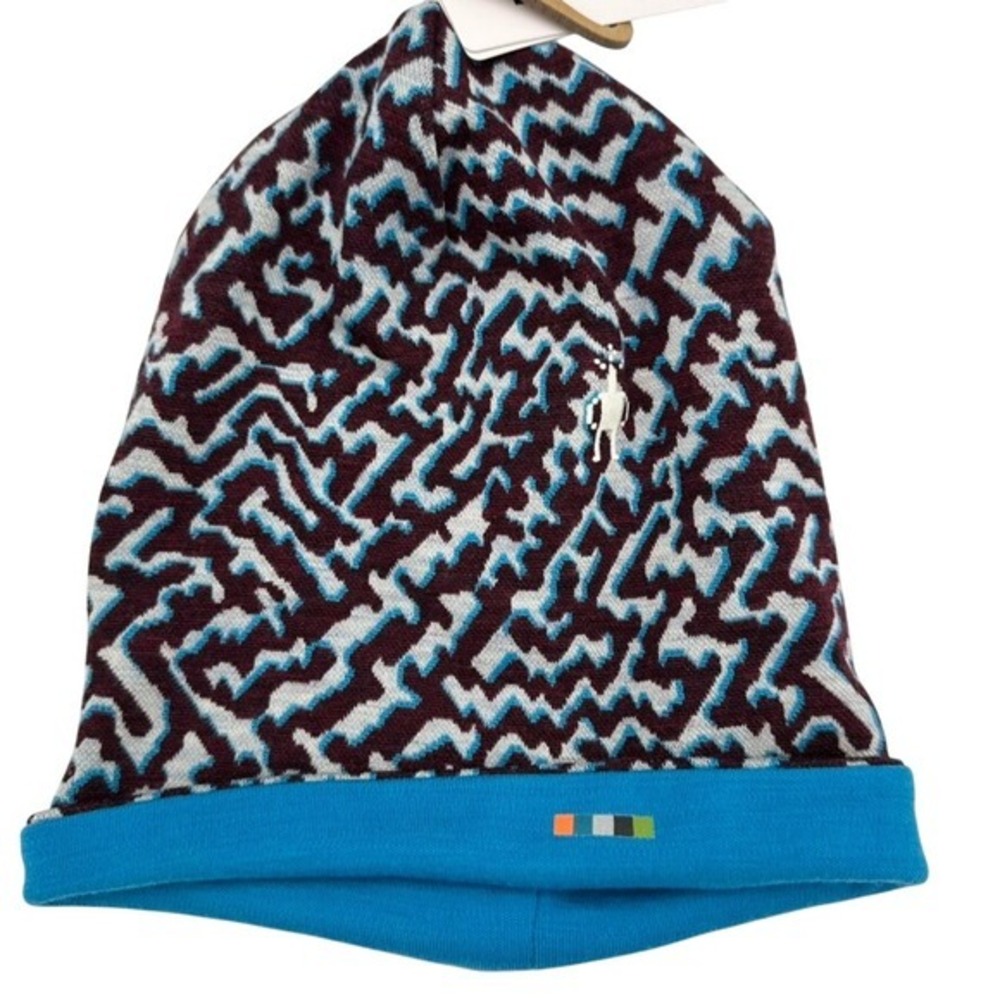 Smartwool Kids Thermal Reversible Cuffed Beanie Purple Iris SW018019P06-SM‎ NWT
